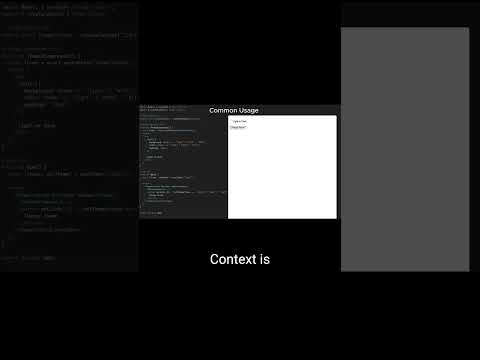 useContext react hooks  #coding #programming