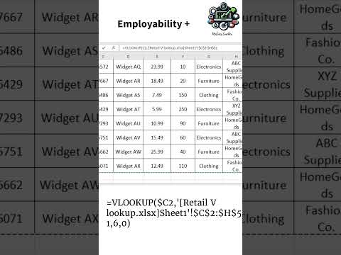 VLOOKUP in Under 60 Seconds! Easy & Simple Guide