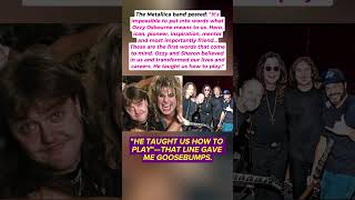 Metallica Honors Ozzy Osbourne with Emotional Tribute
