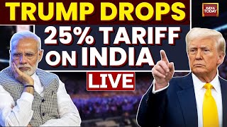 Trump Tariffs LIVE Updates: Trump Announces 25% Tariffs on India LIVE News | Trump Tariffs on India