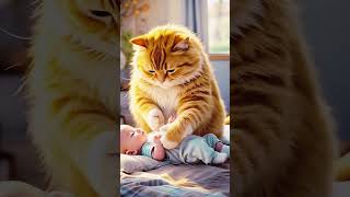 Beautiful story of a cowand a bear#youtubeshorts #ai#shorts#viralshort#animals#ytshortsai video