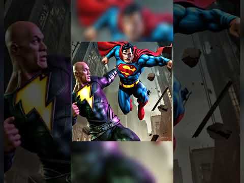 Super man battle with Black Adam. #music #phonkmusic #phonk #beats