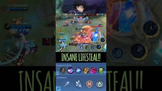 Maniac!! Offlane Monster Julian with Insane LifeSteal Build!! #mlbb #julian #julianml #shorts #fyp