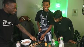 Anton Cooks For Jordan On Stream 😂😭