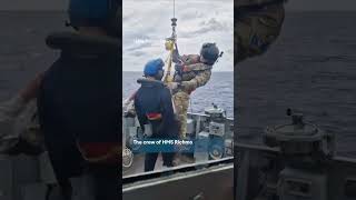 Leaving HMS Richmond in hurry⏫