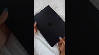 unboxing the new macbook air m4 in midnight 🖤 @Apple