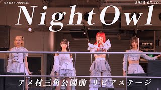 NightOwl　MAWALOOP2025　アメ村三角公園前 リビアステージ　20250510
