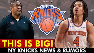 NY Knicks Get GREAT NEWS on Pacome Dadiet