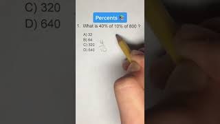 Nice Percentage Problem for learner 🧠  #satmathhacks #mathexam #exam #satmathtips #satmath #sigma