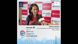 Vibha Mehra shares her remarkable insights at the #ET5GCongress
