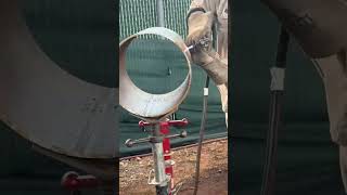 Pipe Fitter Work in the real field.Make this T fitting. #pipemaking #pipefitter #work #field✅💟