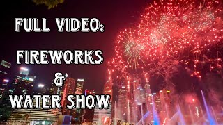 Best part of SG60 fireworks display and water show during NDP rehearsal 2025 on 19th July 2025 #sg