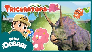 [Living Dinos] EP04: The Triceratops | English Animation | DebariTV
