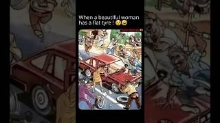 Flat tyre! #apoorvararetv