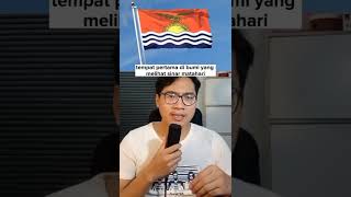 FAKTA KIRIBATI 🇰🇮 NEGARA PERTAMA LIHAT MATAHARI 😱 #Shorts