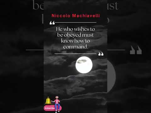 Niccolo Machiavelli || The Prince #philosophyquotes #shorts #Machiavelli quotes
