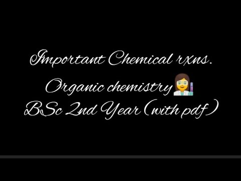 Most important chemical rxns. for exam with pdf|BSc 2nd year|Organic chemistry #hpuexams #chemistry