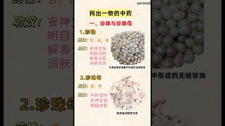 養生小知識-中藥科普同出一物的中藥