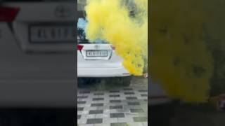 Colour smoke@colour#holi#trending#holi in india#youtubeshort #funny #kerala #narendramodi #colours