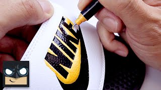 Custom NIKE BENASSI SLIDES + GIVEAWAY 🔥 INK MACHINE EDITION