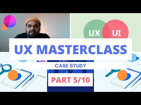 UX MASTERCLASS  , Case Study Based User Research , Part 5/10