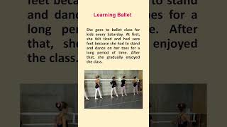 LEARNING BALLET | English Reading Practice | ĐI HỌC BALÊ