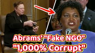 Musk SLAMS Stacey Abrams $2Billion "FAKE 1000% CORRUPT" NGO, ANOTHER Scandal Uncovered #staceyabrams