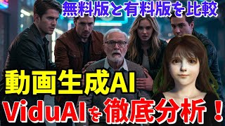 動画生成AI　ViduAIを徹底分析！無料版と有料版の違いとは！