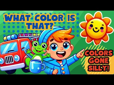 Learn Colors Singalong - Yellow, Red, Blue, Purple, Green, Orange Educational Music for Preschoolers