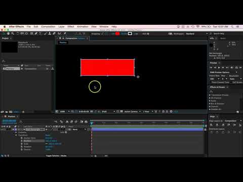Creating your first shape in After Effects