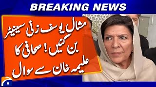 Mashal Yousafzai has become a senator, were you against it? Journalist's question to Aleema Khan