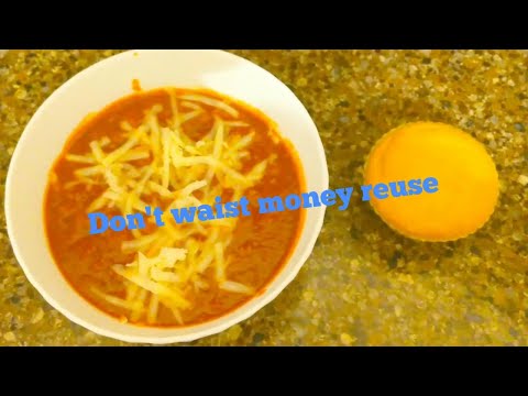 Easy Saturday Night Meal! Chili & Corn Muffins
