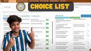 UPTAC(AKTU) Live Choice Filling✅ Complete Step BY Step | AKTU Counselling |UPTAC Choice Filling 2025