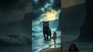 cat save the lonely girl  #youtubeshorts #kidsadventure