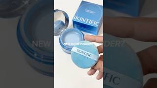NEW! #skintific LOOSE POWDER 🫧🩵 #shortvideo #makeup #loosepowder #oilcontrol