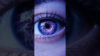 Galaxy in Her Eyes 🌌✨ #aiart  #cosmicEye #galaxyVision