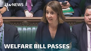 Government wins welfare vote after facing its biggest rebellion yet | ITV News