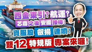 西金東引？航運？芯鼎之後安國接棒！資服股叡揚連噴！雙12特規版專案來囉！｜新台股龍捲風 徐照興 分析師｜20241210