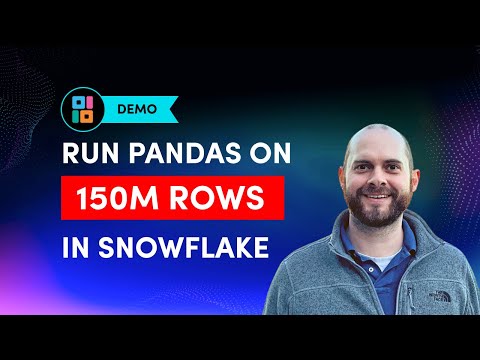 Run Pandas on 150M Rows in Snowflake with Ponder
