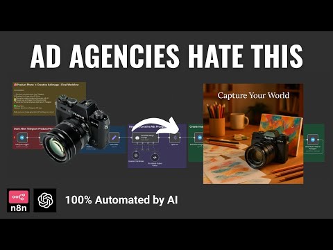 This AI Workflow Turns Product Photos into Viral Ad Creatives (No Code Needed!)