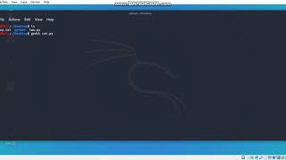 Kali linux Python Run command and first program in GEDIT