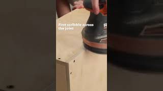 How to Sand Like a Pro #Sanding #SandingTips #DIY #Workshop #WorkshopHacks #shorts