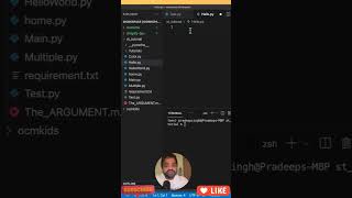 Hello world app development using streamlit a python library #coding #streamlit #pythonprogramming