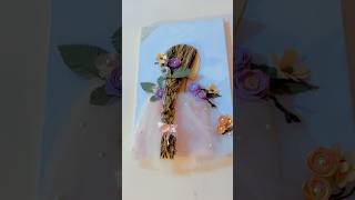 Wall hanging #youtubeshorts #artandcraft #drawing #drawing #canvas #canvasart
