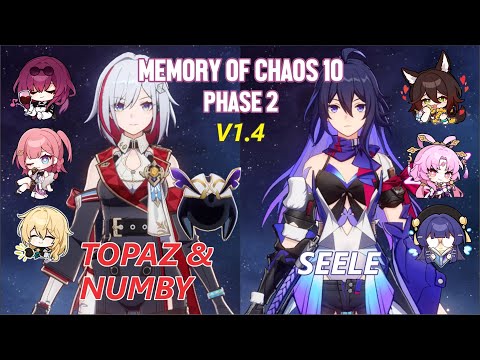 Topaz Kafka Team x Seele Team Memory of Chaos 10 v.1.4