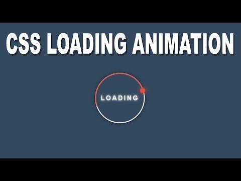 CSS Loading Animation - Pure CSS Loader animation