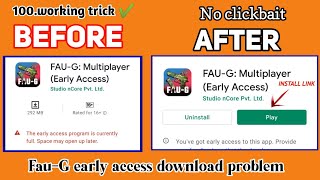 faug tdm download nahi ho raha hai🔥faug game early access download link🔥faug game download problem