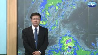 中央氣象局梅姬颱風警報記者會 _105年9月28日17:40發布