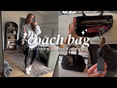 MY NEW COACH BAG | Empire Carryall 35 REVIEW + What's In My Bag