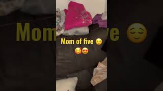 Mommy duties are always 😌 #momoffive #momlife #kids #laundry